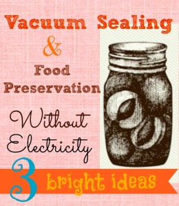 Vacuum Sealing post